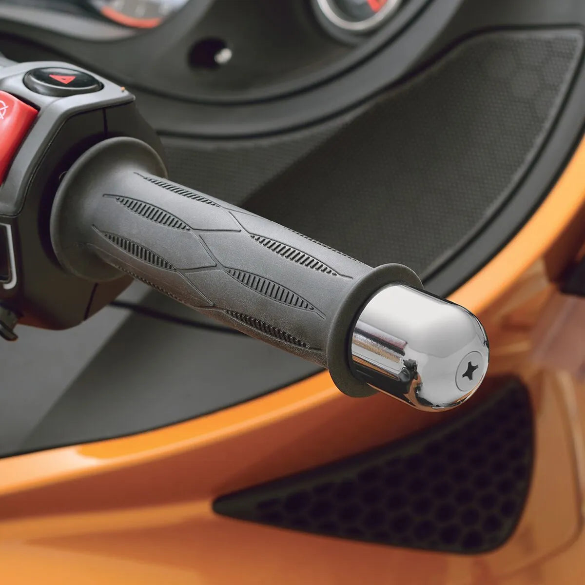 Show Chrome Bar End Weights - Vibration Dampening