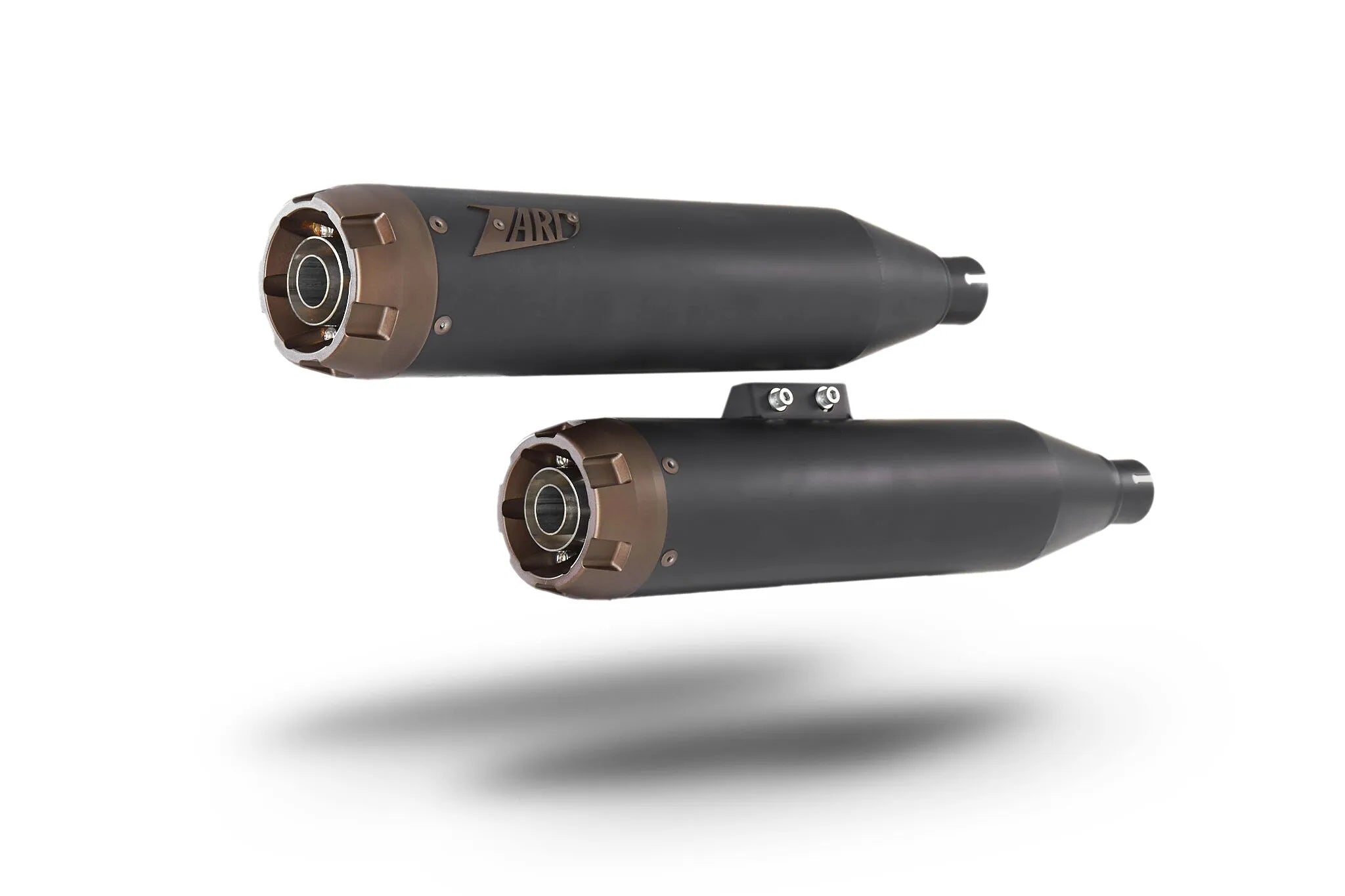 Zard Overlapped Slip-ons Muffler For Hd-softail M8