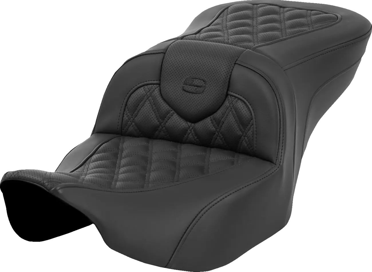 Saddlemen Roadsofa Heated Seat - Lattice Stitch
