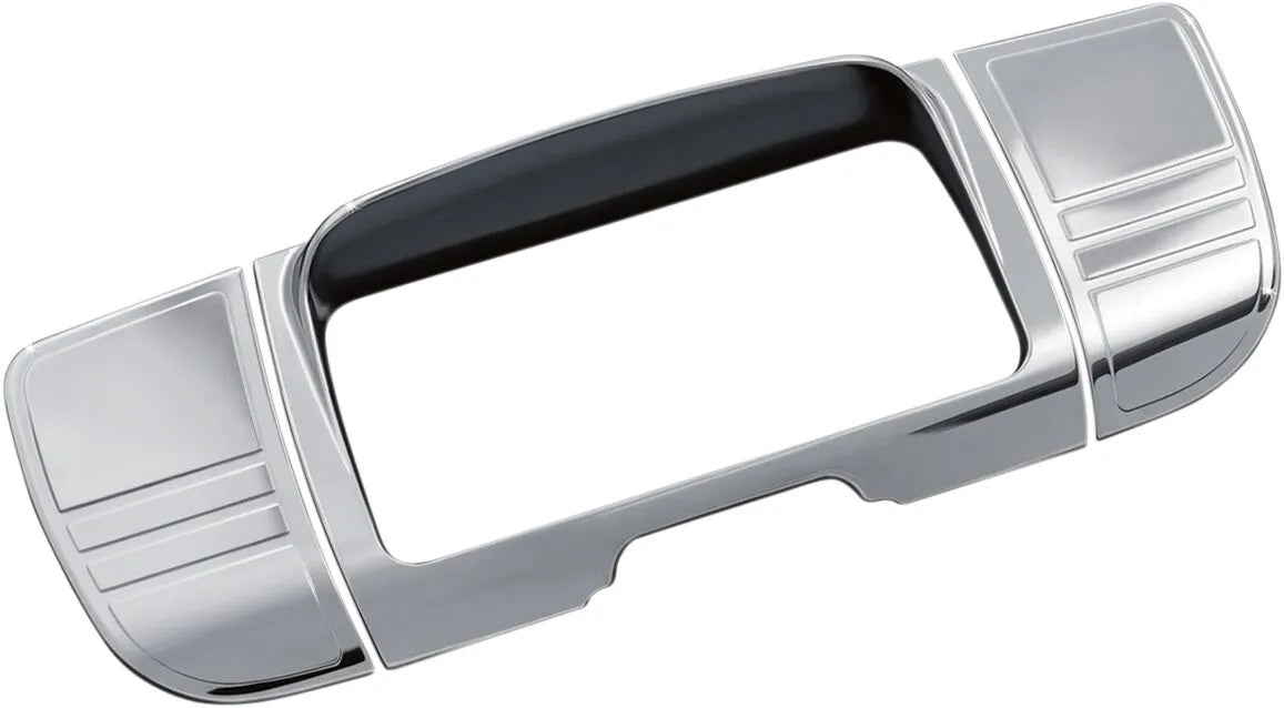 Kuryakyn Tri-line Stereo Trim - Chrome